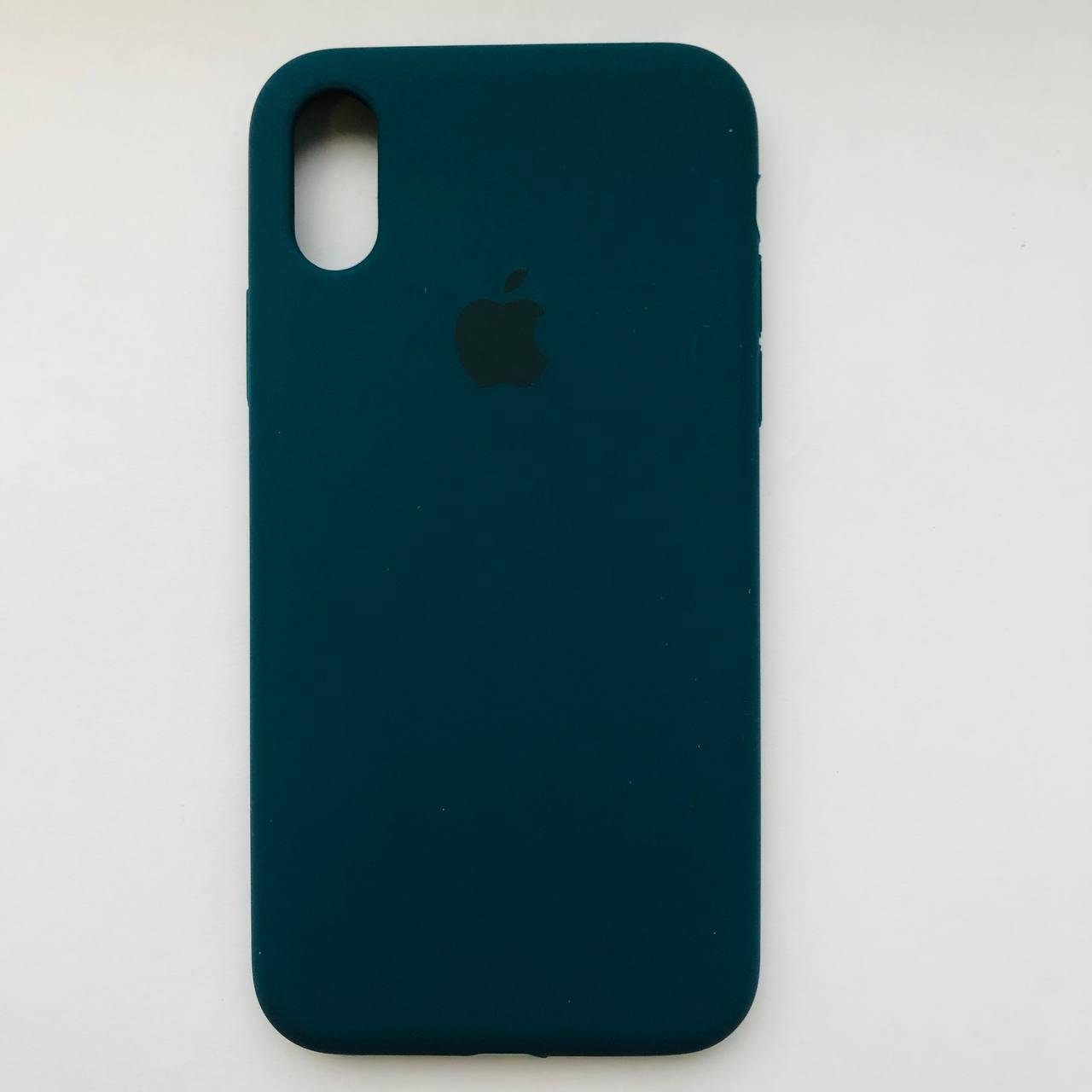 Чехол Silicone Case для Apple iPhone X, XS Deep Blue