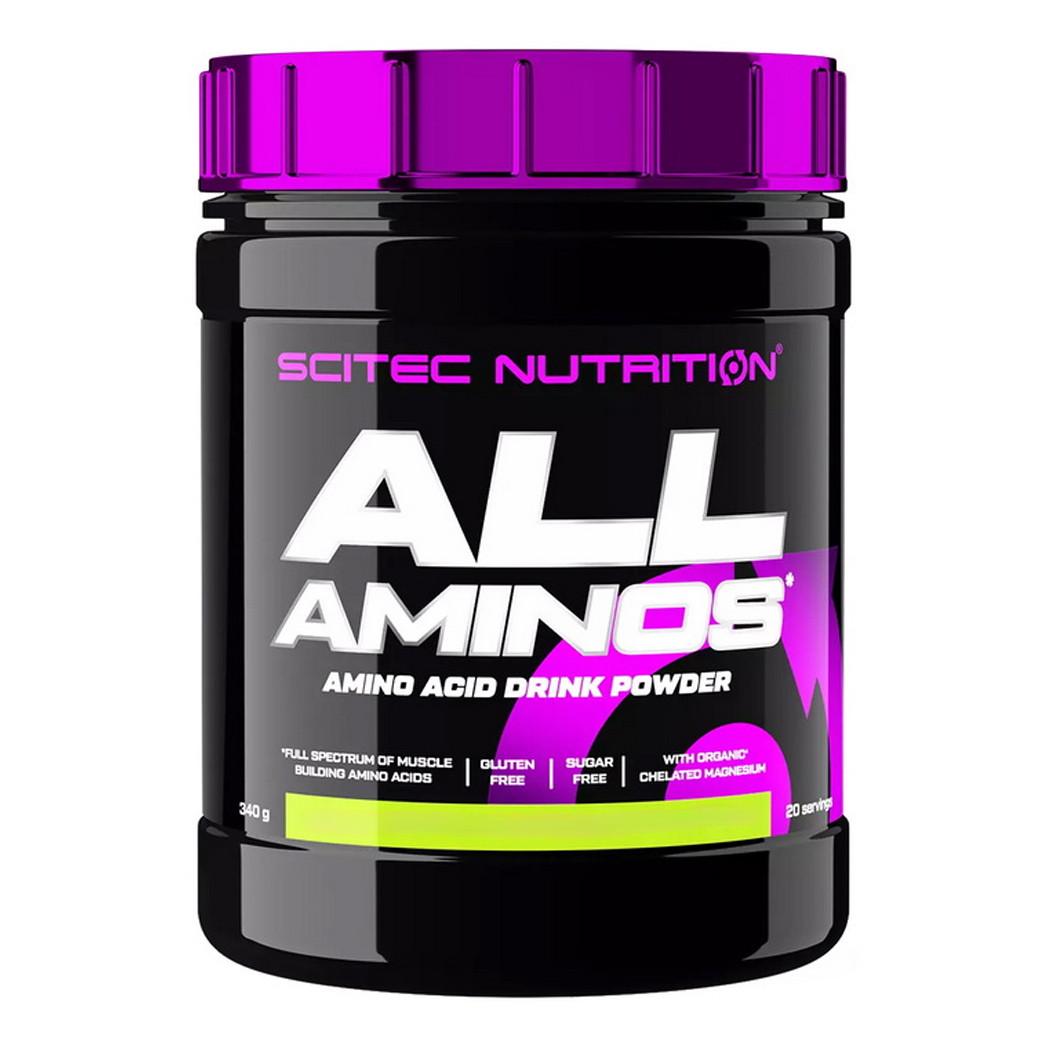 Аминокислота Scitec Nutrition All Aminos Малиновый зеленый чай 340 г (21720-02)