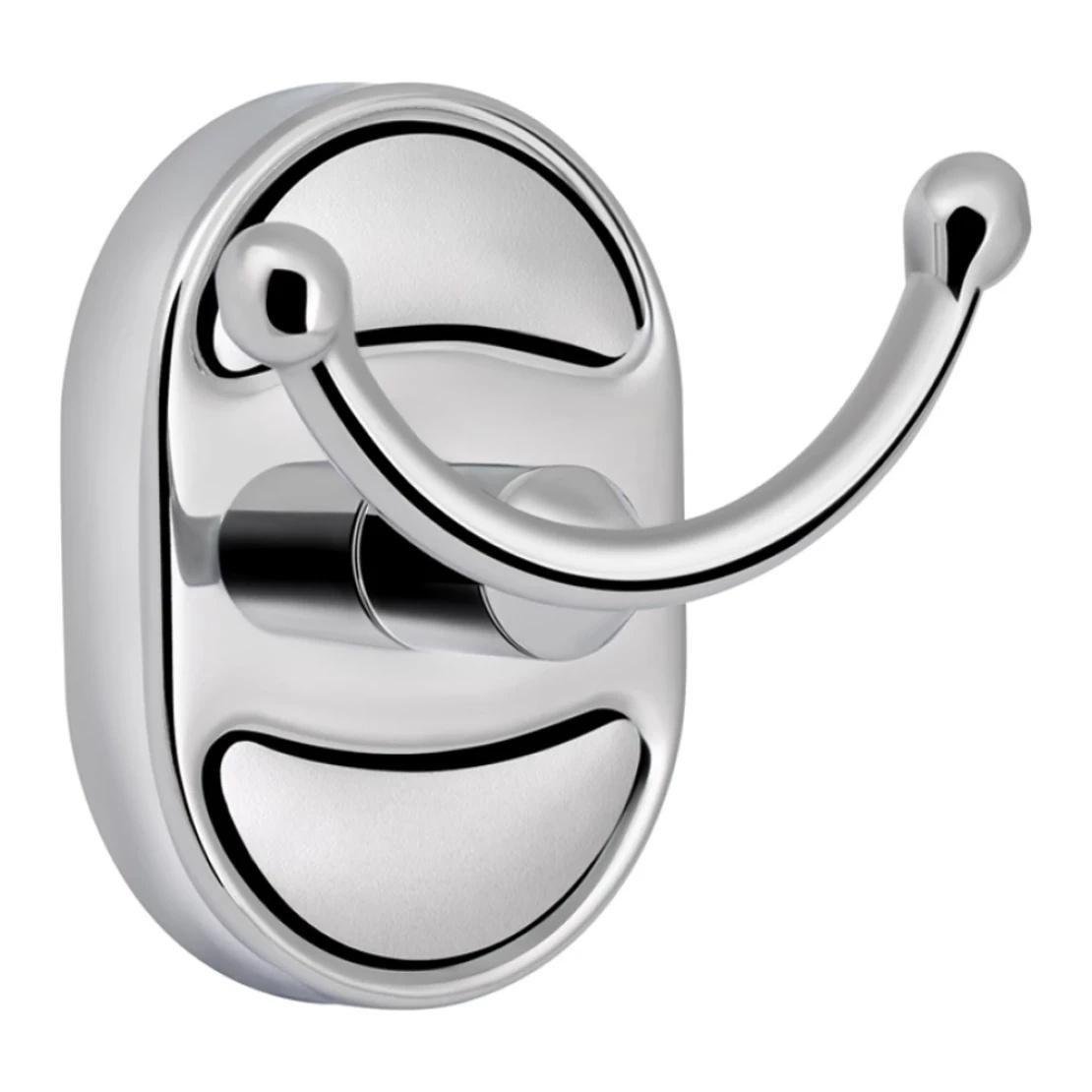 Гачок для ванної кімнати Kroner KRM Elbe ACC2905-2 металевий Хром (CV022859)