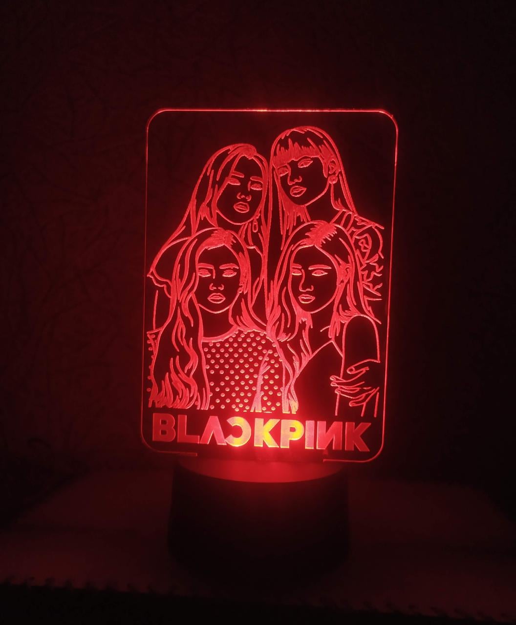 3D-ночник "Blackpink" несколько подсветок/на батарейке (1897379442)