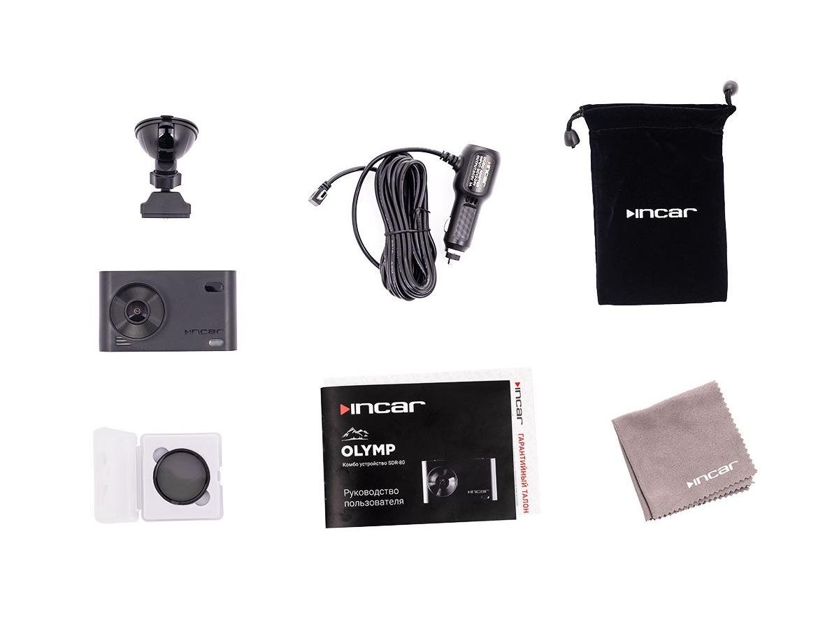 Відеореєстратор з радар-детектором Incar SDR-80 Olymp - фото 6 Відеореєстратор з радар-детектором Incar SDR-80 Olymp - фото 6