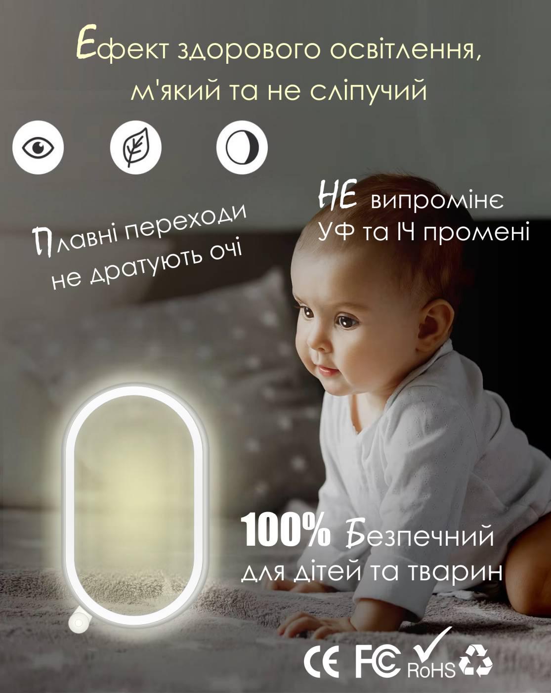 Лампа умная Tuya Smart RGB LED WiFi/Bluetooth овальная 2700-6500K Color/White (168098) - фото 8