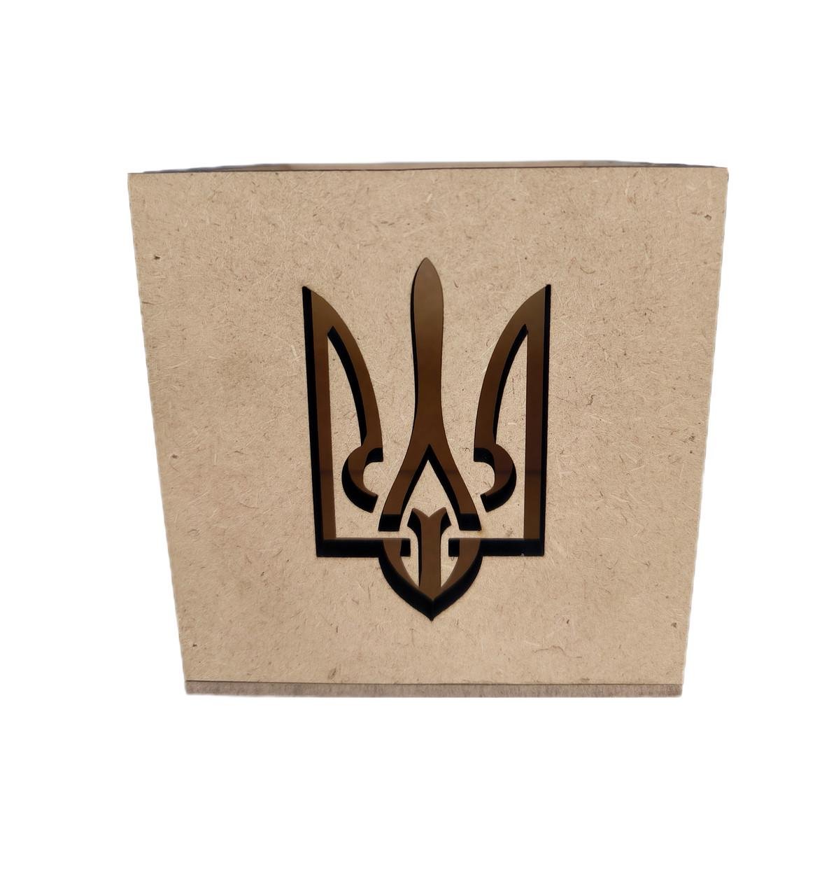 Стакан Трезубец 2 ROSA Talent МДФ 10х10х10 см (1350) - фото 3 Стакан Трезубец 2 ROSA Talent МДФ 10х10х10 см (1350) - фото 3