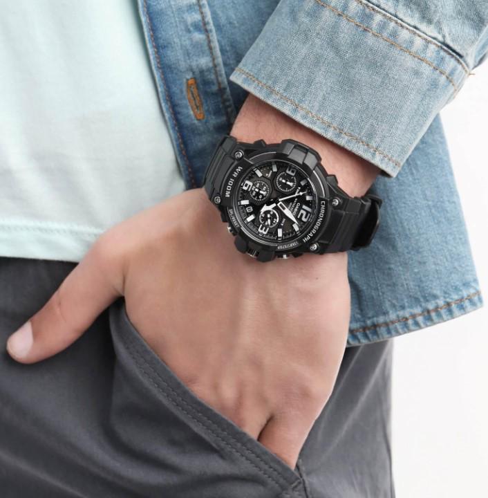 Наручные часы мужские Casio MCW-100H-1A3VDF - фото 4 Наручные часы мужские Casio MCW-100H-1A3VDF - фото 4