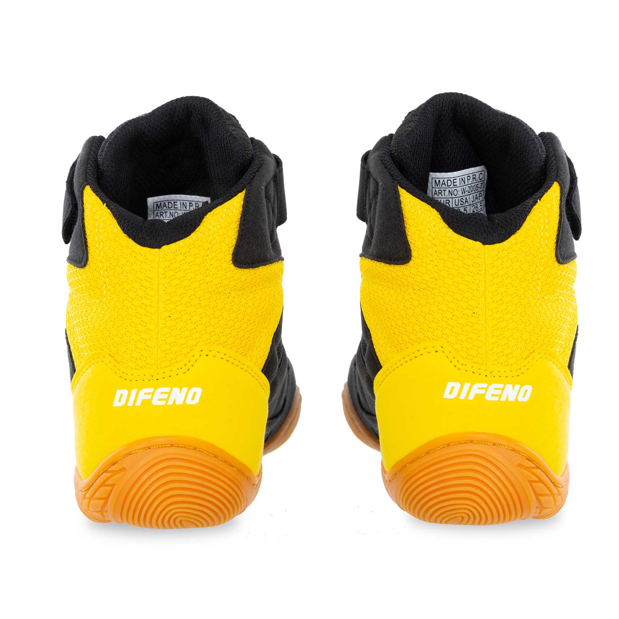 Борцівки Difeno W-2005-7 р. 43/27,5 см Чорний/Жовтий (6936116104759) - фото 3 Борцівки Difeno W-2005-7 р. 43/27,5 см Чорний/Жовтий (6936116104759) - фото 3