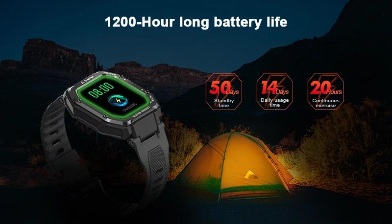 Розумний годинник Kospet Rock з вимірюванням тиску та кисню в крові - фото 9 Розумний годинник Kospet Rock з вимірюванням тиску та кисню в крові - фото 9