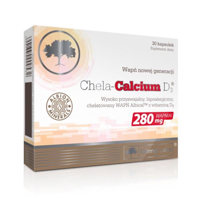 Кальций хелат с витамином D3 Olimp Chela-Calcium D3 30 капс.