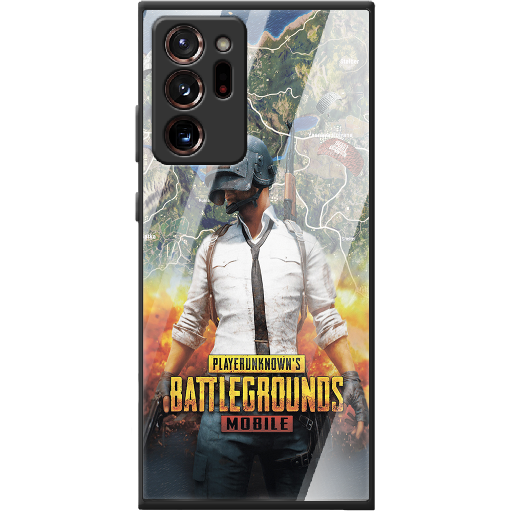Чохол Boxface Samsung N985 Galaxy Note 20 Ultra PUBG Mobile Чорний силікон зі склом (40573-up2309-41111)