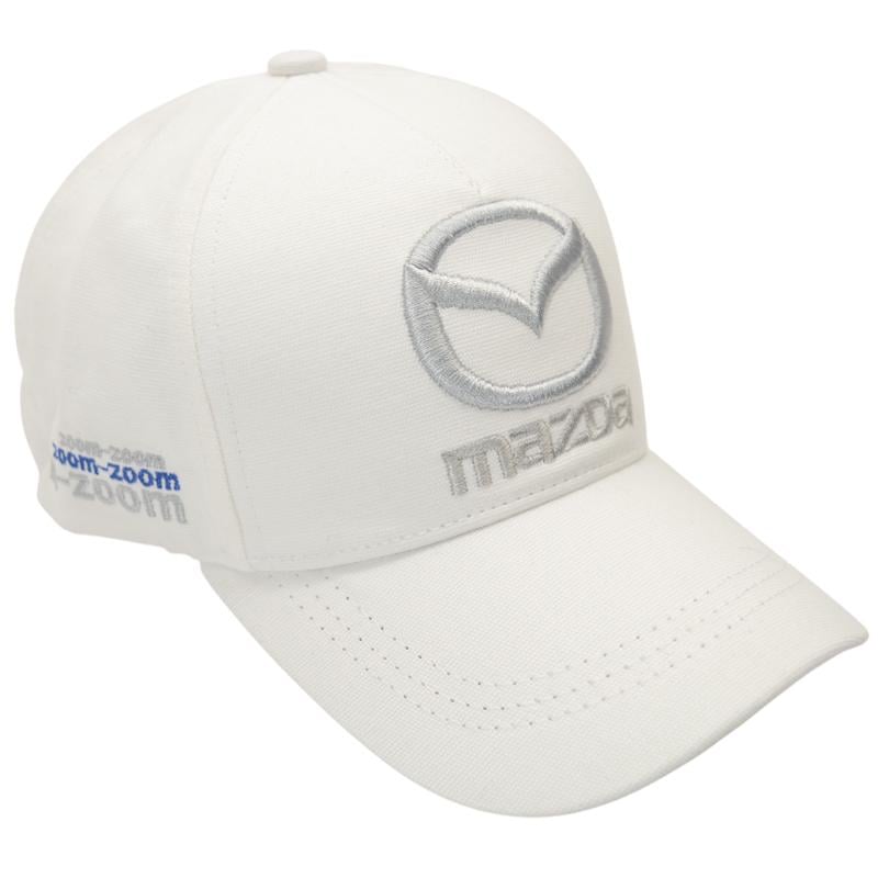 Бейсболка Mazda BTH20683 с регулировкой из плотного коттона L/р. 57-58 Белый