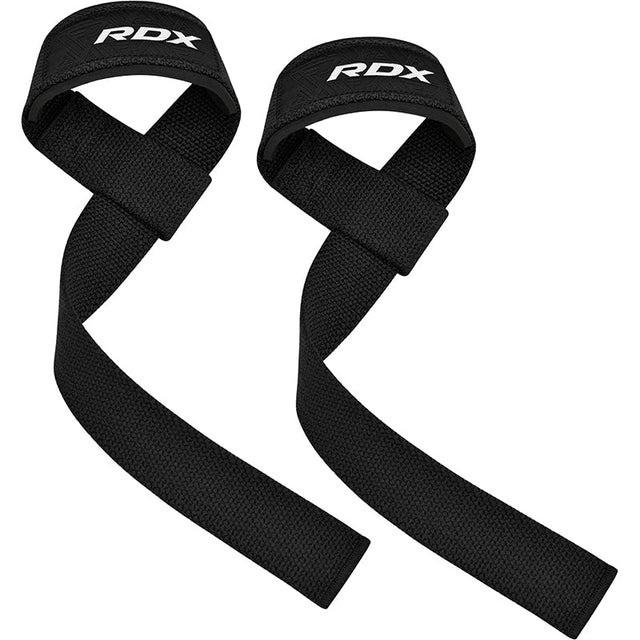 Лямки для тяги RDX W1 Gym Single Strap Plus Black (21398881) - фото 2