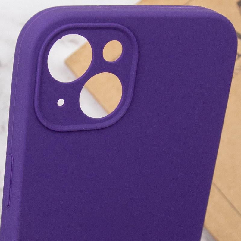 Протиударний чохол Silicone Case Full Camera Protective (AA) NL для Apple iPhone 15 Plus (6.7") Фіолетовий / Amethyst - фото 6