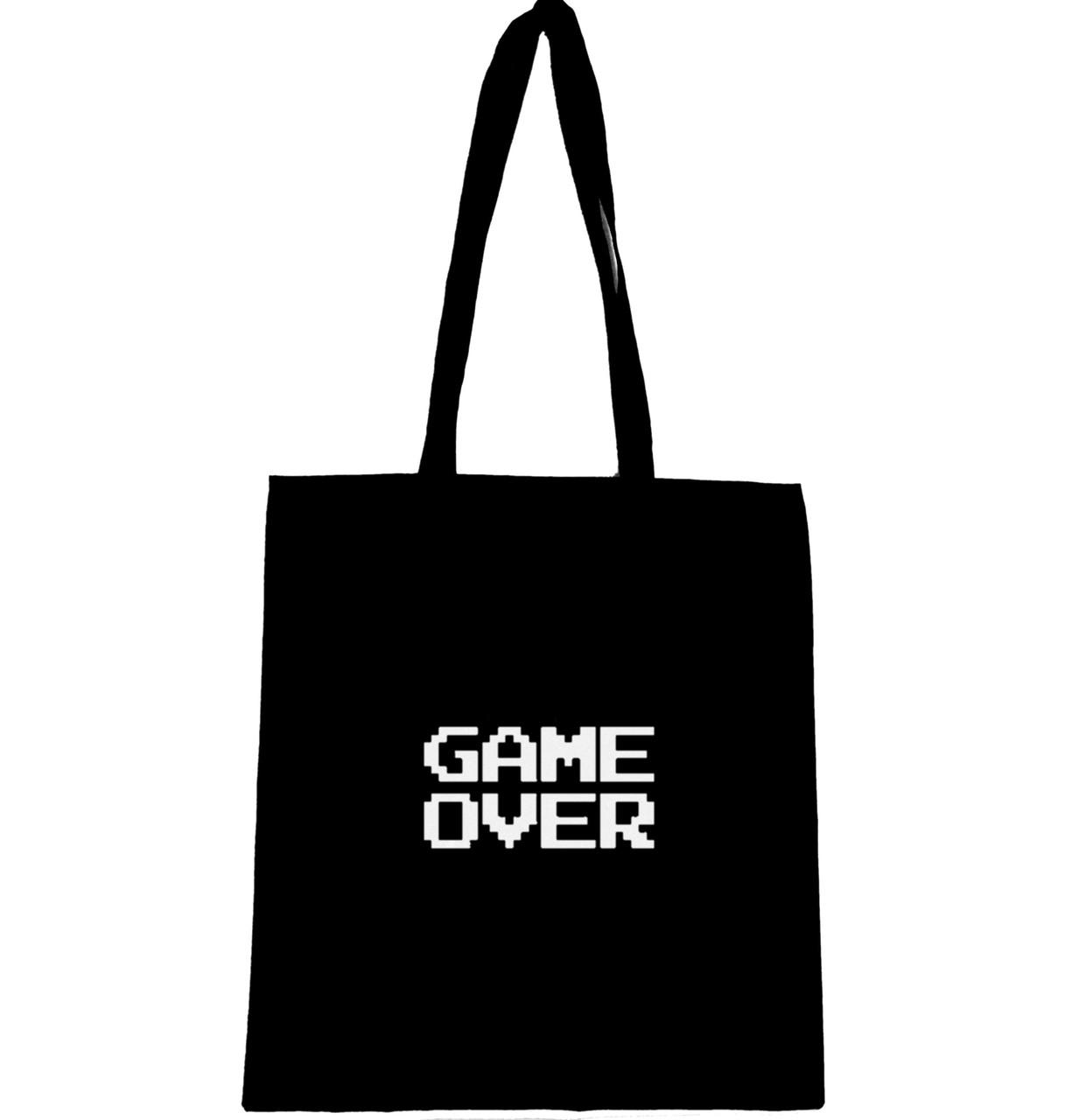 Эко-сумка с надписью "Game over" (207)