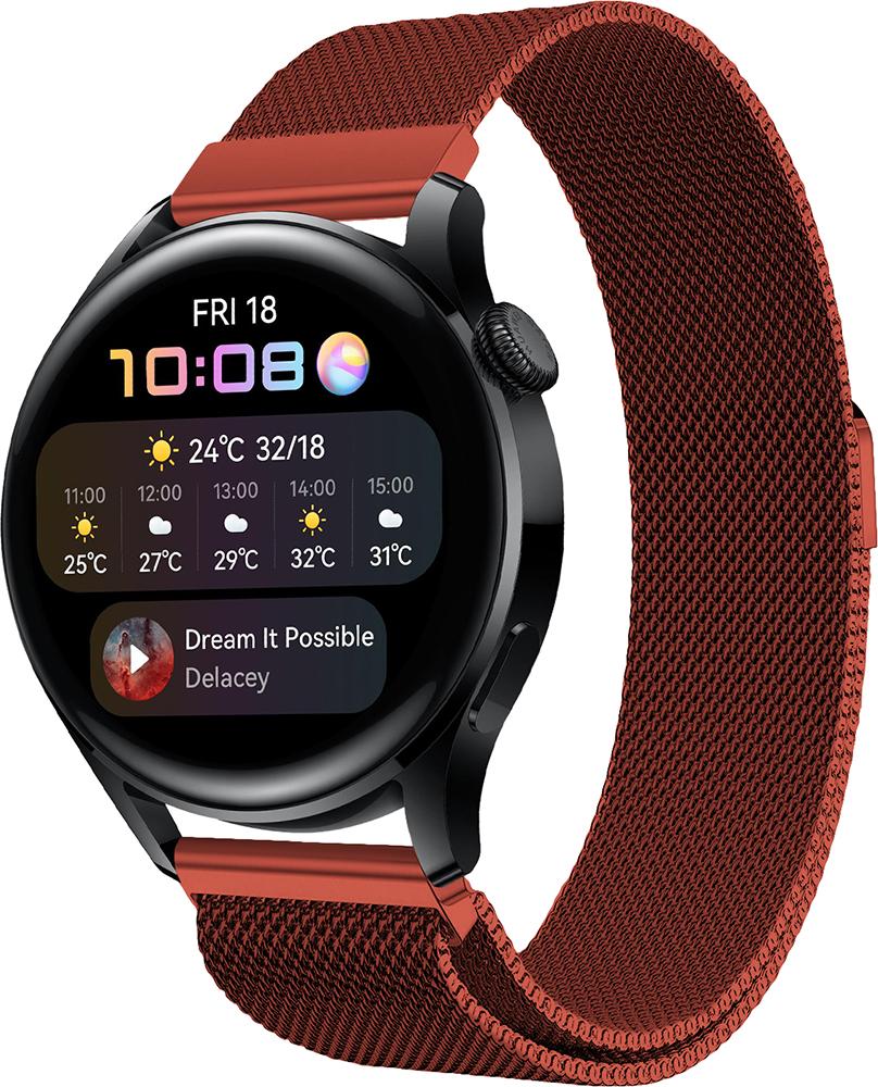 Ремінець Міланська петля Milano Huawei Watch 3 Red (22514)