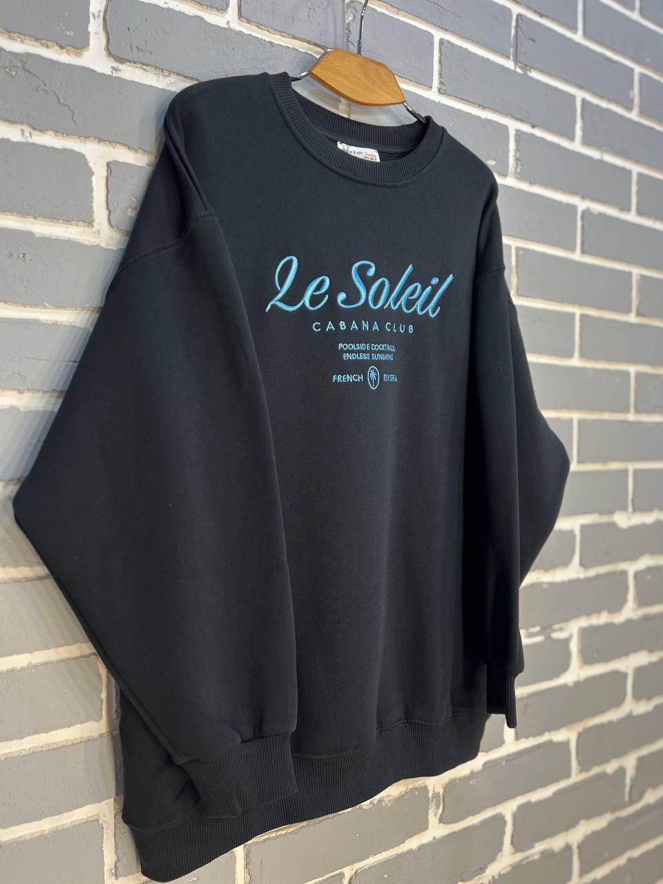 Свитшот женский PEPPER MINT 24-03 оверсайз удлиненный вышивка спереди утепленный L Черный (953) - фото 6 Свитшот женский PEPPER MINT 24-03 оверсайз удлиненный вышивка спереди утепленный L Черный (953) - фото 6