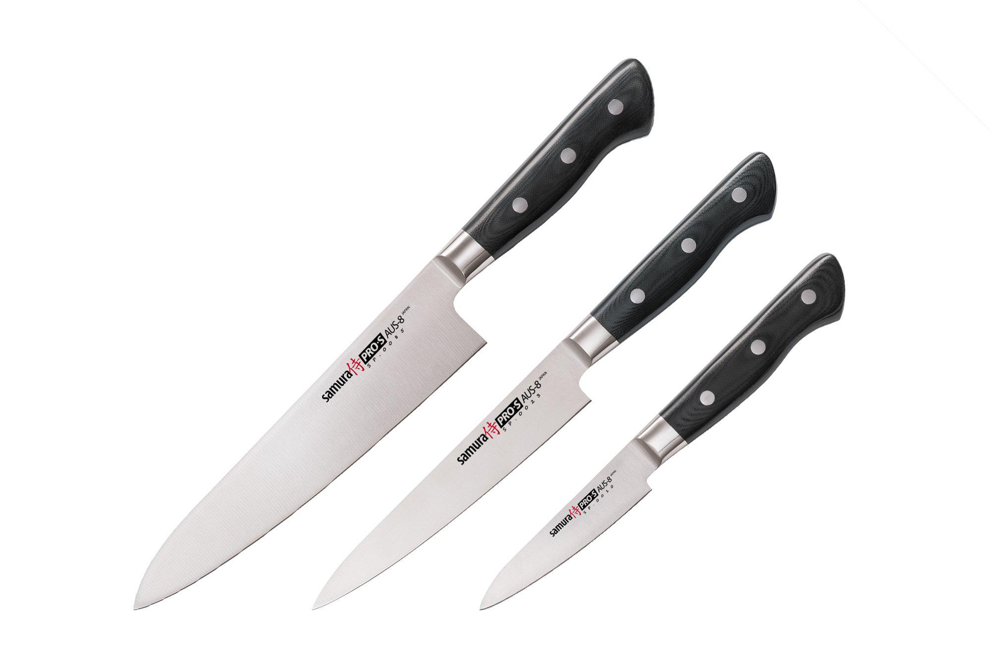 Набор ножей Samura Pro-S 3 шт (SP-0220)