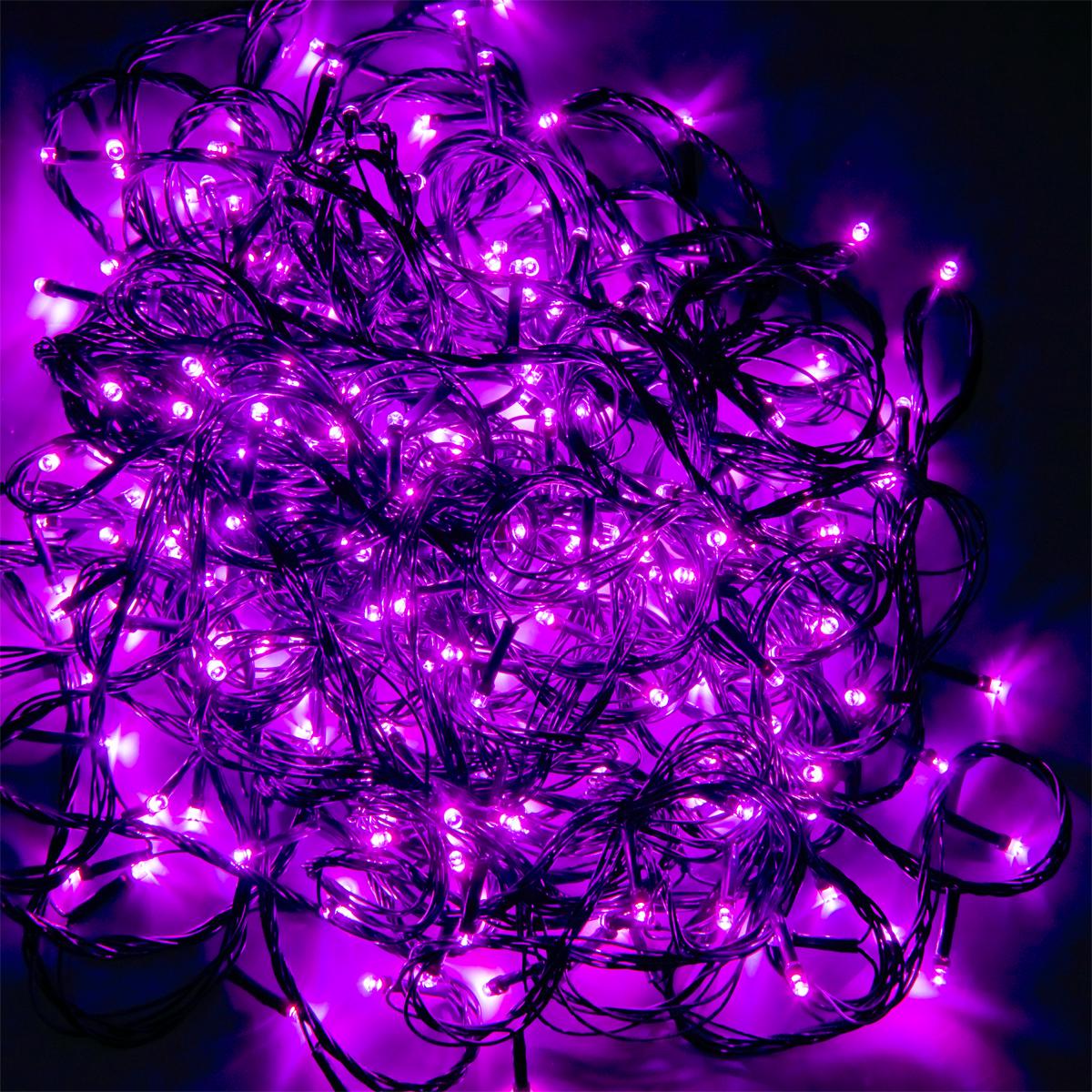 Светодиодная гирлянда на елку 500 LED 32 м Розовый (1008960-Pink)