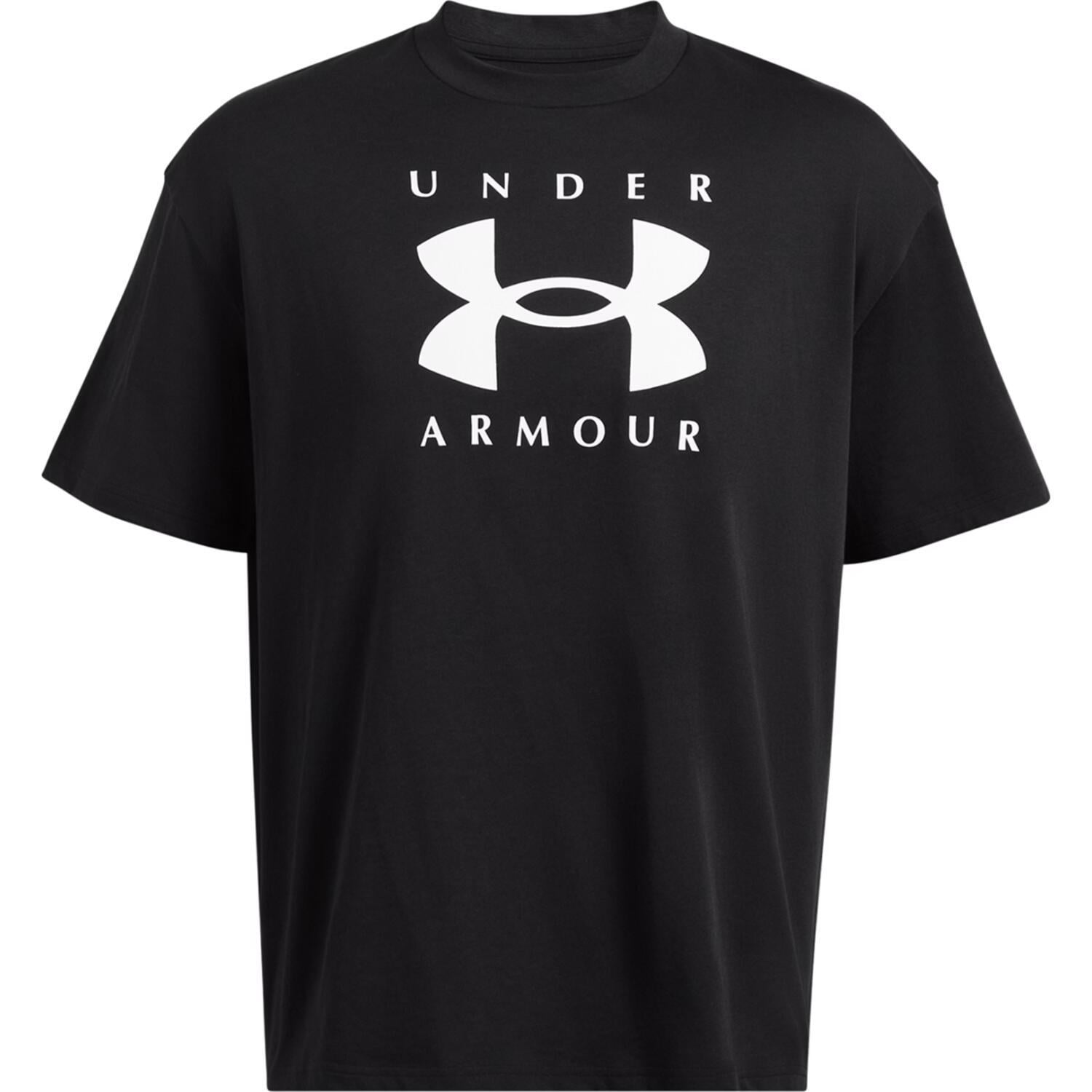 Футболка Under Armour HEAVYWEIGHT BRANDED OVERSIZED 1389146-001 L Черный (49678-51)