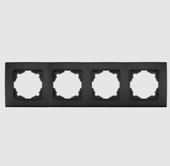 Рамка 4-я VIKO Linnera Life Черная ночь (31177800)