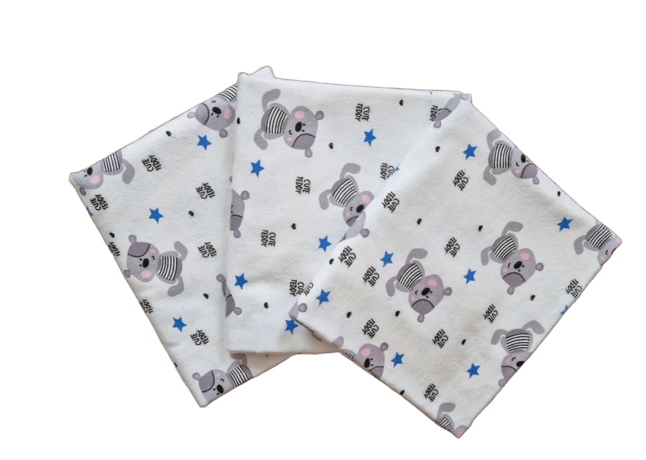 Пеленки детские BST 3 шт. 90х80 см Серый/Белый (2348241796)