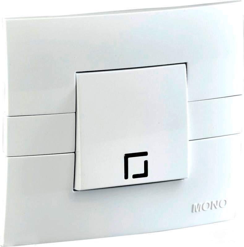 Вимикач одноклавішний Mono Electric ECO Білий (000019164)