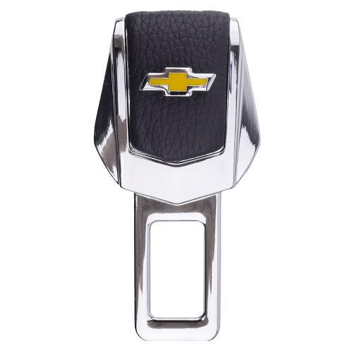 Заглушка ремня безопасности CHEVROLET металл хромированный/кожа 1 шт. (00000063820)