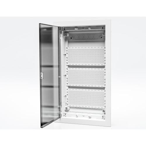 Щит металопластиковий ETI ECG42 MEDIA-PT перфорована панель з прозорими дверцятами (1101188)