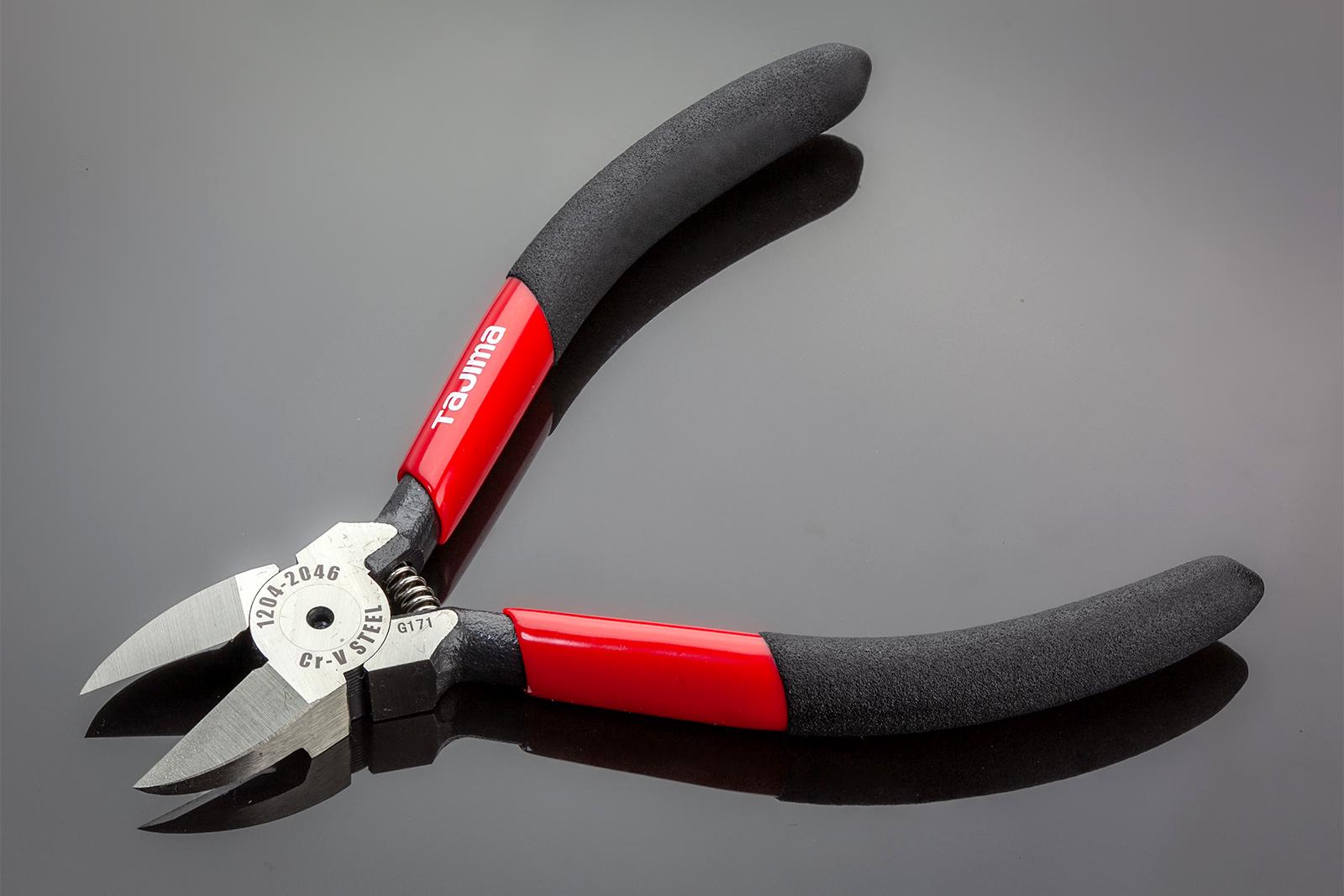 Кусачки-бокорезы Tajima Premium CrV для пластика плоские губки 125 мм (1204-2046) - фото 7