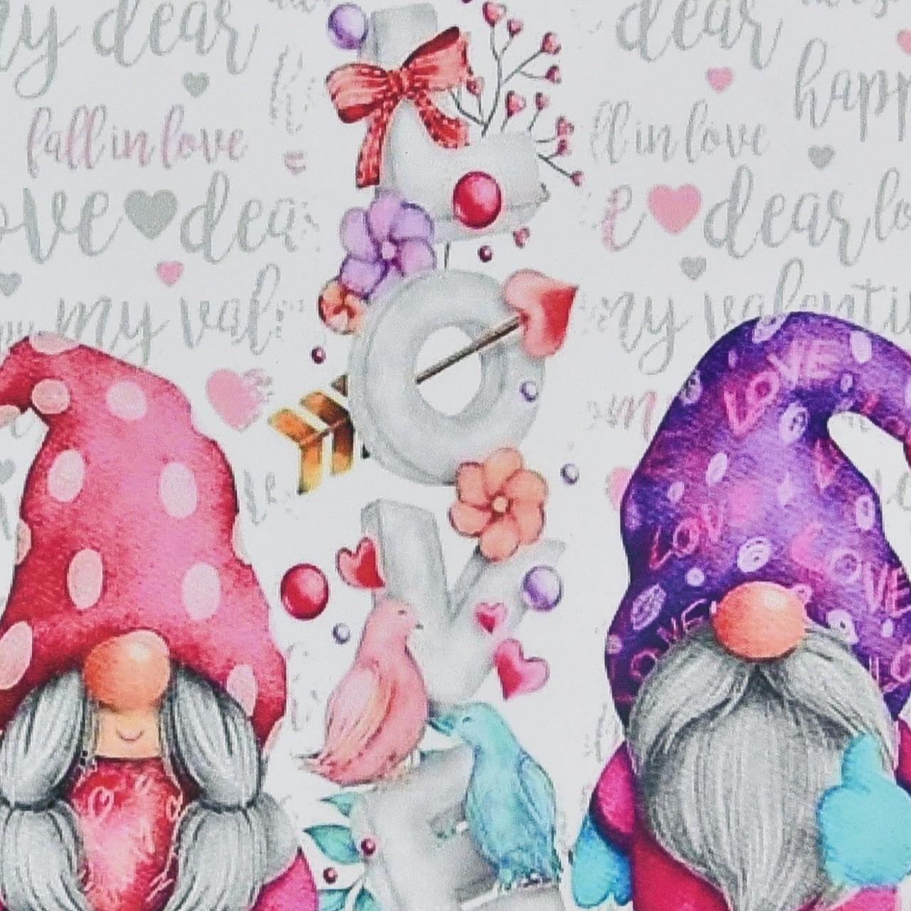 Алмазная мозаика Strateg Гномы любви 30х30 см (HEE13837)