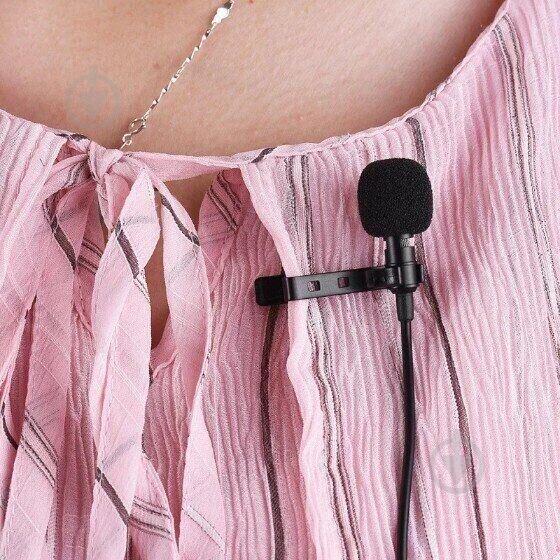 Петличний мікрофон із кліпсою Savetek M2, 4 pin, для запису зі смартфонів - фото 5