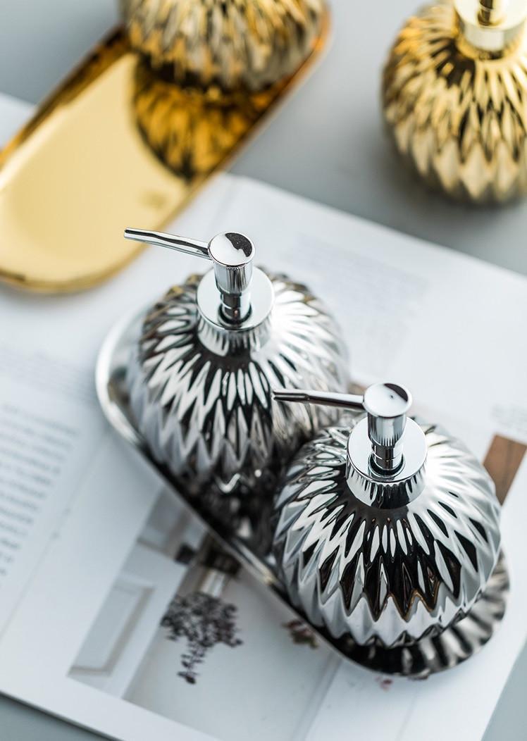 Дозатор для рідкого мила Срібло 7138 400 мл (4363253) - фото 3