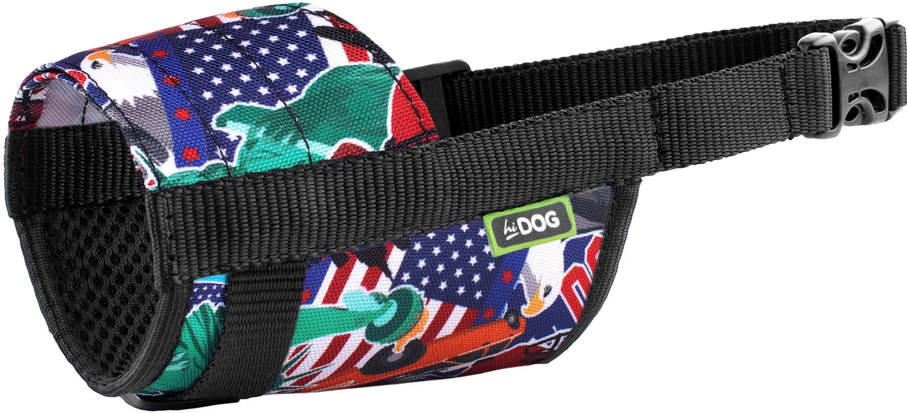 Намордник Hi Dog USA регулируемый нейлон №2 19-26 см (2100102616012)