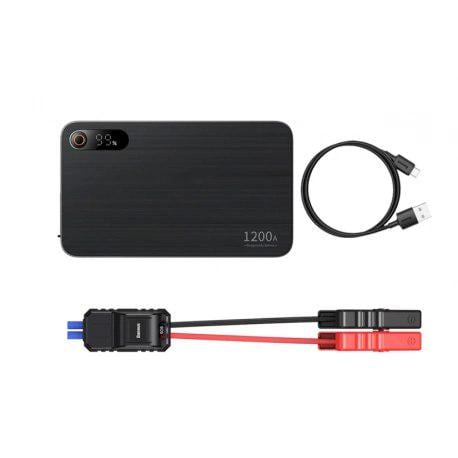 Пуско-зарядний пристрій автомобільний Baseus Super Energy Pro+ 12000mAh Car Jump Starter Black - фото 6