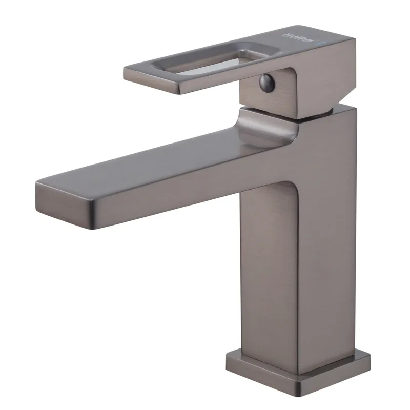 Змішувач для умивальника Haiba Kant 001 Graphite (HB9664)