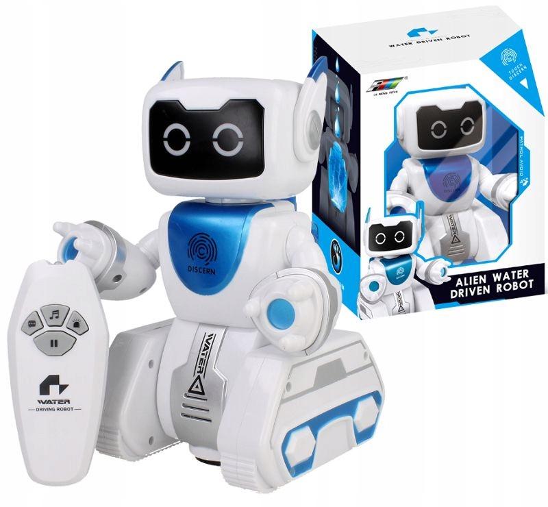 Робот LE NENG TOYS K11 Alien Water Driven Robot работ на радиоуправлении работающий на основе гидродинамики Белый