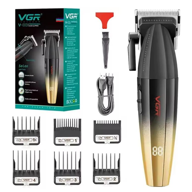 Машинка для підстригання VGR V-003 Gold акумуляторна (30370102)