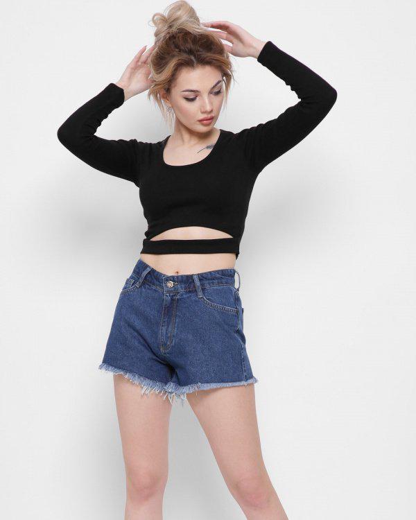 Шорти джинсові ZDN -31845-24 T р. 27 Синій (2000002403142) - фото 1 Шорти джинсові ZDN -31845-24 T р. 27 Синій (2000002403142) - фото 1