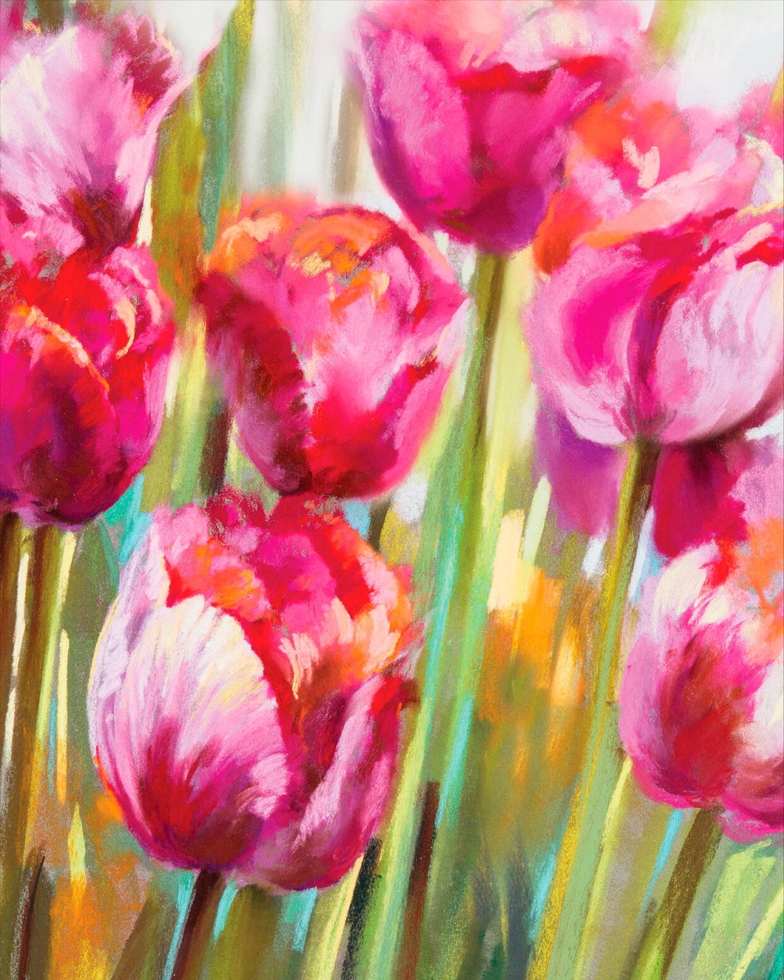 Алмазная мозаика на подрамнике Santi Тюльпаны 40x50 см (Top-954355)