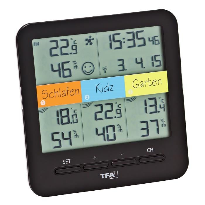 Термогигрометр цифровой TFA KlimaHome WeatherHub 30306001.IT - фото 3