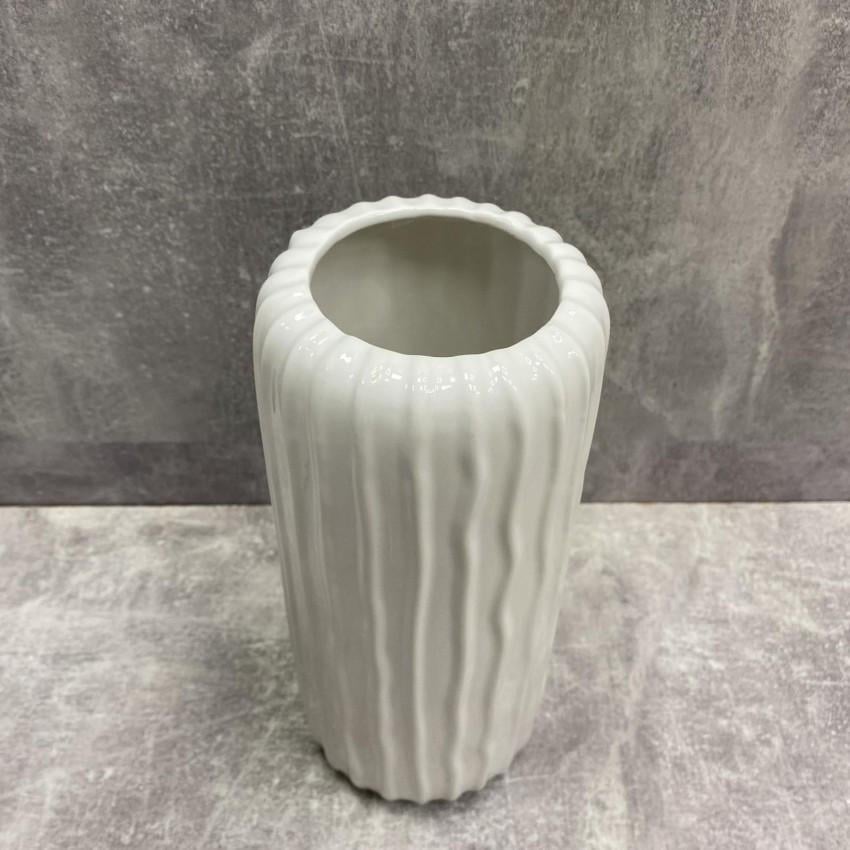 Ваза керамічна BonaDi 795-458 24,5 см Білий (1716669469) - фото 3