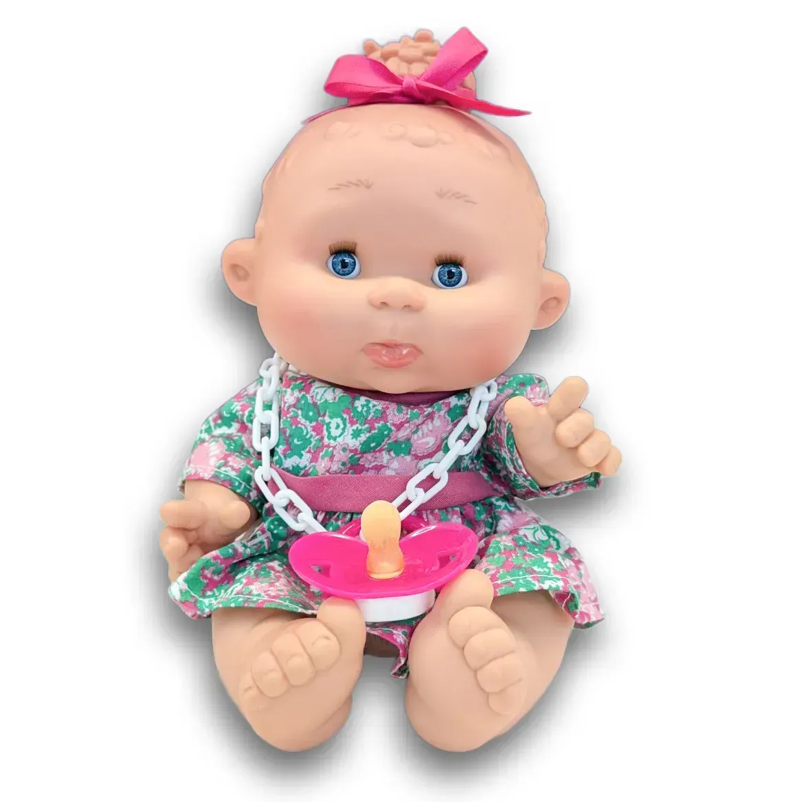 Пупс Nines d`Onil с ароматом ванили из винила в цветочном платье 26 см (150-98-0814) Пупс Nines d`Onil с ароматом ванили из винила в цветочном платье 26 см (150-98-0814)