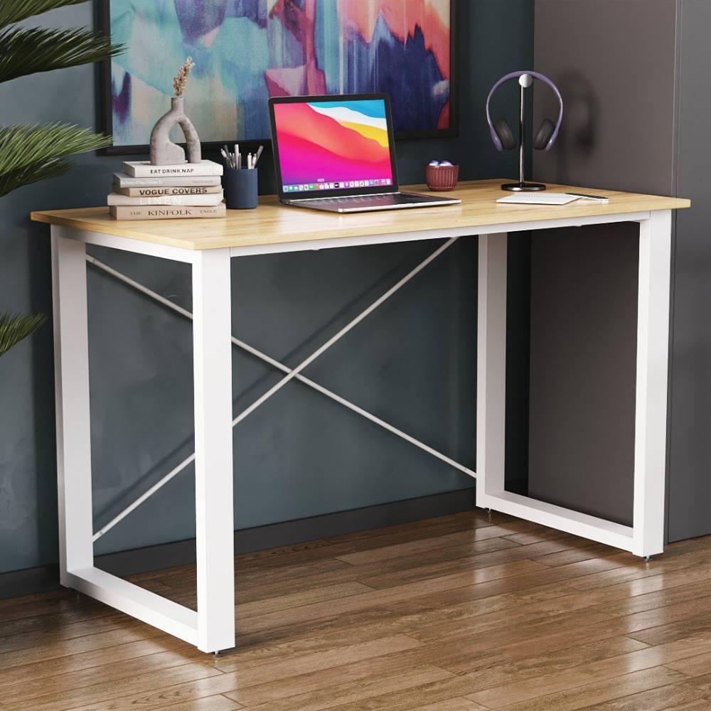 Письменный стол Ferrum-decor Драйв металл/ДСП 32 мм 750x1400x600 мм Белый/Дуб Артизан (FRD-103357) Письменный стол Ferrum-decor Драйв металл/ДСП 32 мм 750x1400x600 мм Белый/Дуб Артизан (FRD-103357)