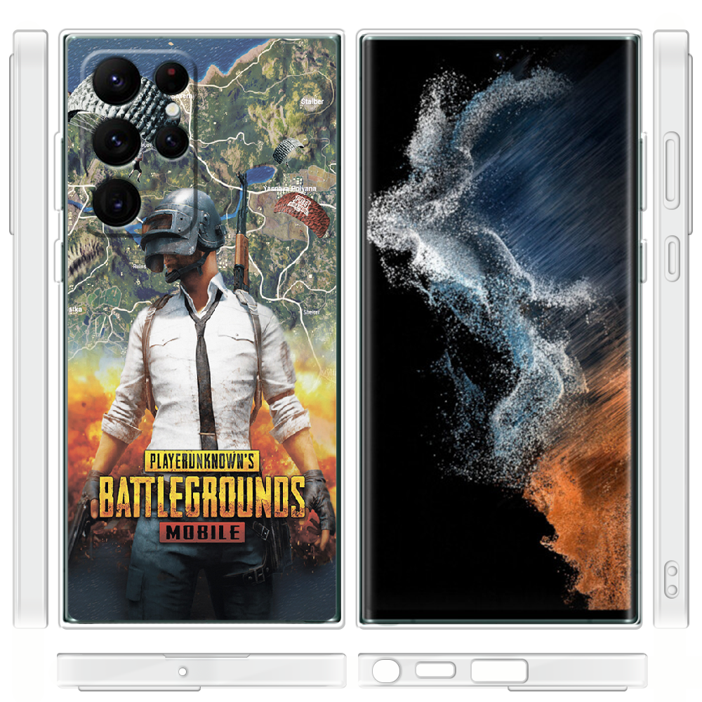 Чохол BoxFace Samsung Galaxy S22 Ultra (S908) PUBG Mobile Прозорий силікон (44181-up2309-44181) - фото 3