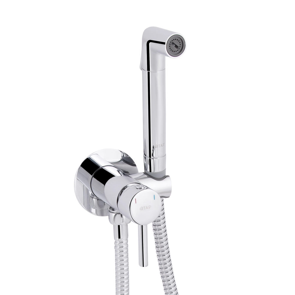 Набір для гігієнічного душу зі змішувачем Qtap Inspai-Varius CRM (V00440001) - фото 3 Набір для гігієнічного душу зі змішувачем Qtap Inspai-Varius CRM (V00440001) - фото 3