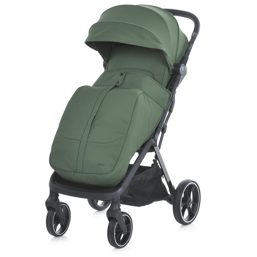 Коляска прогулочная детская EL CAMINO BEYA с чехлом на ножки (ME 1127-B Khaki Green)