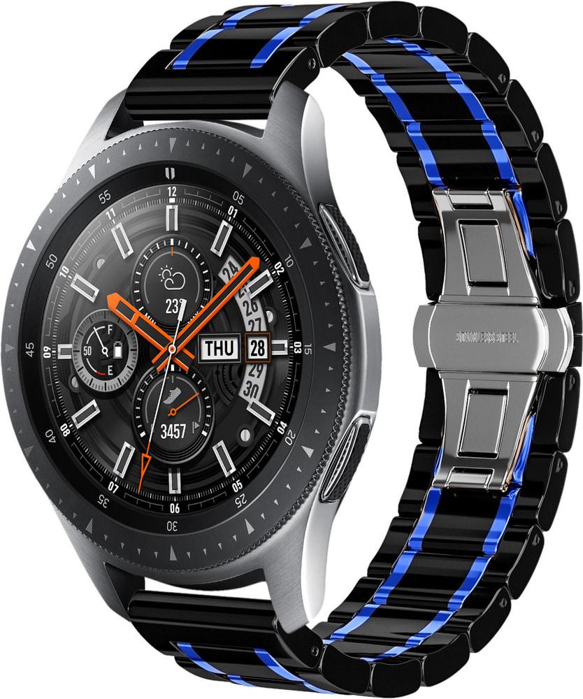 Ремешок керамический Ceramo для Galaxy Watch 42 мм Black/Blue (28723-43)