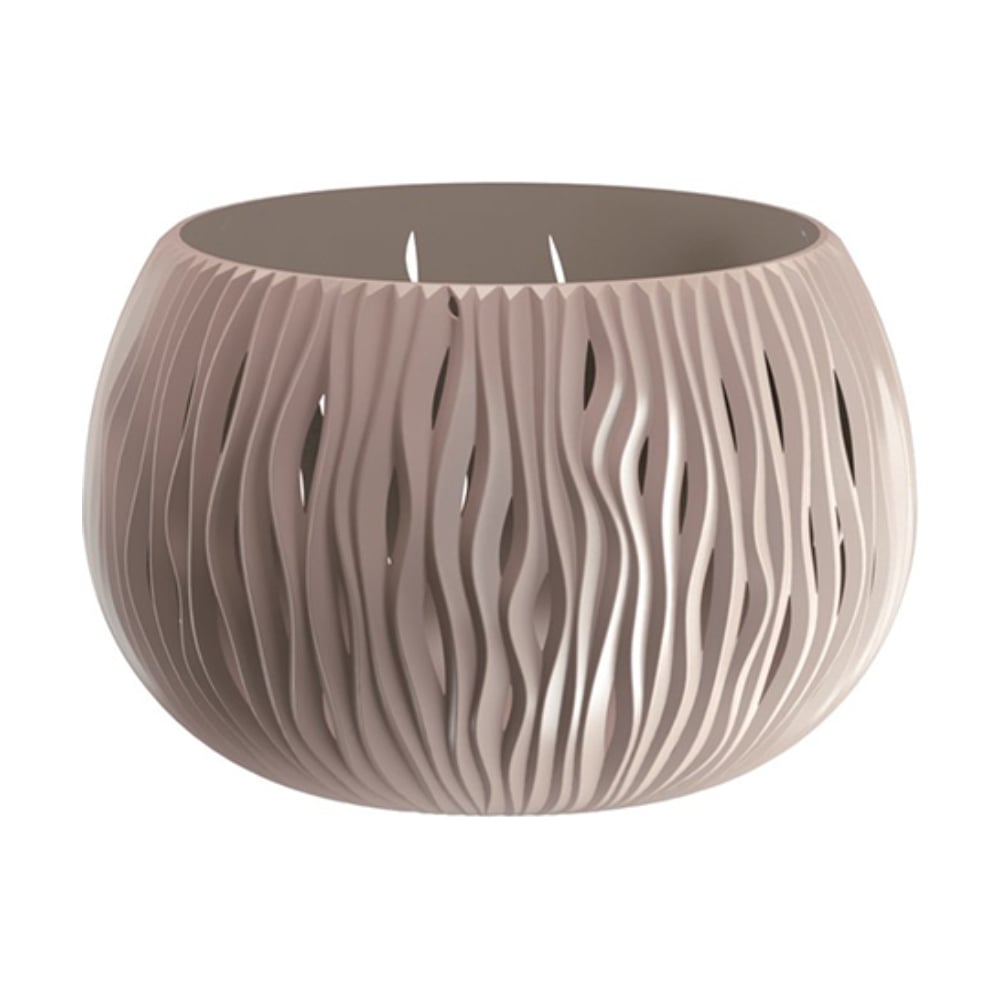 Горшок для цветов Prosperplast Sandy Bowl Н-21,8 см Мокко (24459-7529)