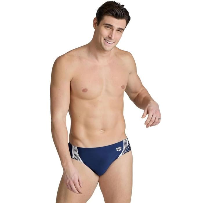 Плавки Arena MEN'S SWIM BRIEFS GRAPHIC р. 85 Синий (005536-710 85) - фото 5