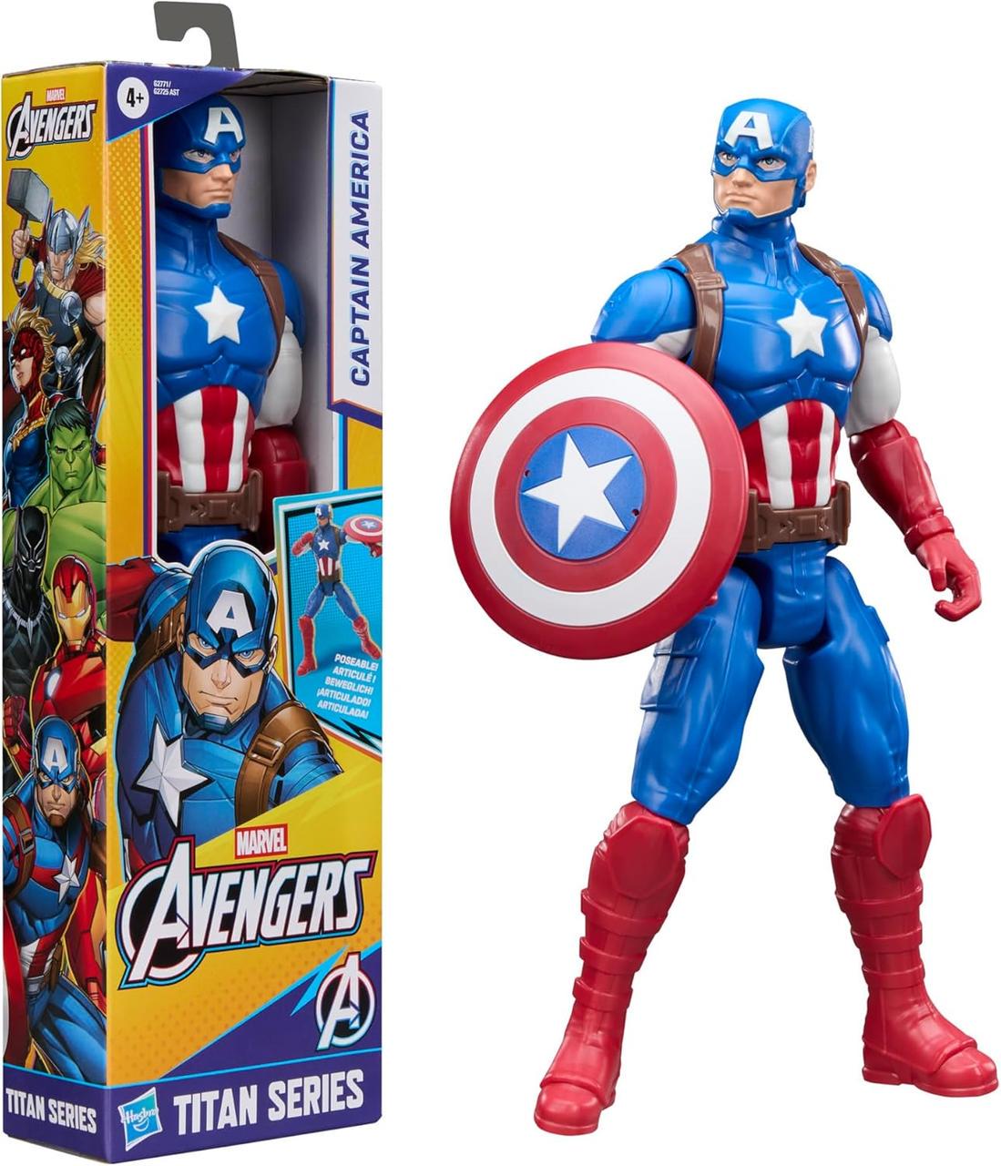 Игровая фигурка Action Figure Marvel Titan Hero Captain America 12" Капитан Америка 30 см (G2771)
