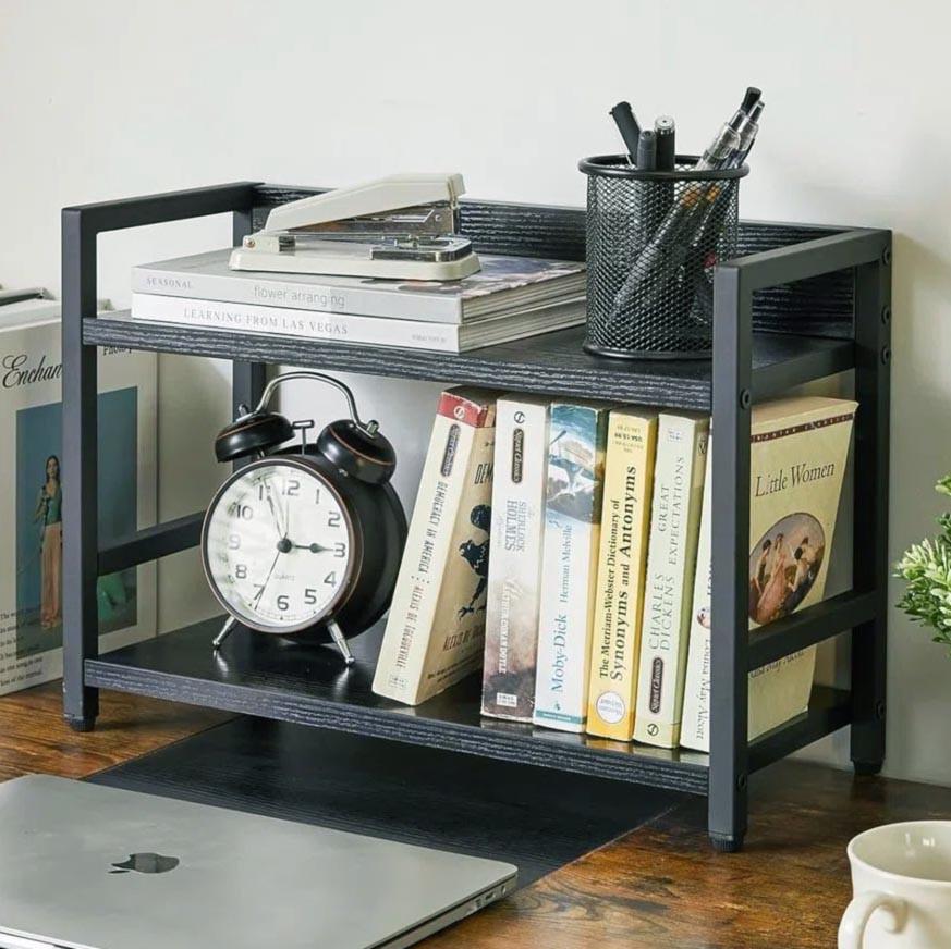 Полка книжная настольная из дерева Морена Венге (КПА-032612)