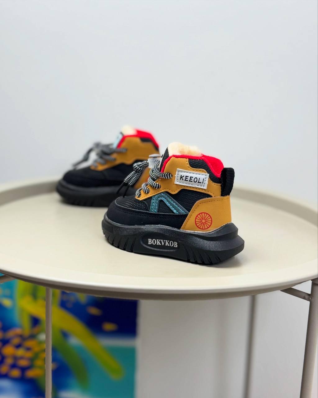 Ботинки детские осенние 1459 р. 25 Черный (23603816) - фото 2